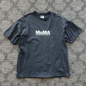 Vintage MoMa Shirt Men's XL Black Museum Of Modern Art New York Spell Out Hanes